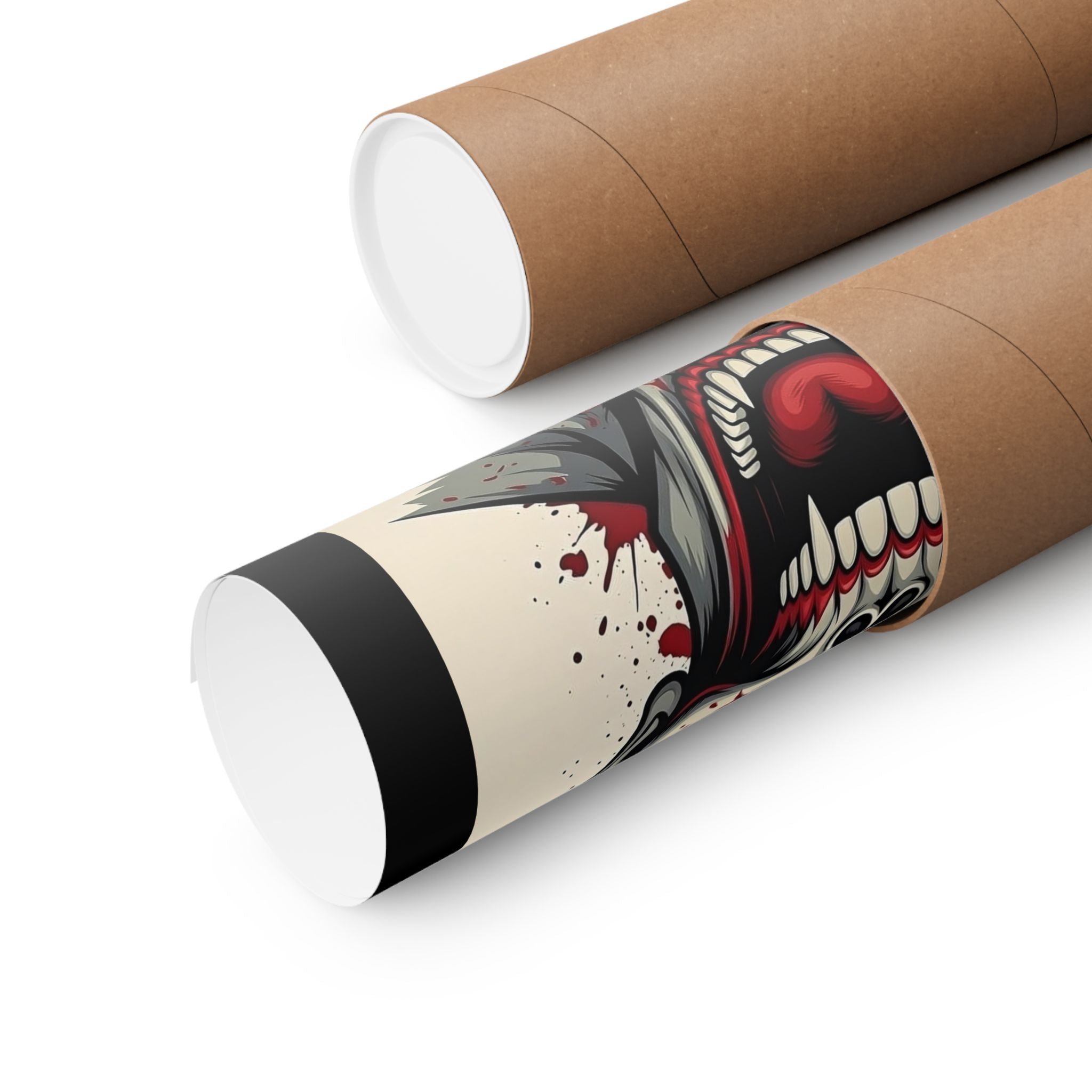 Gangland Vampire Matte Poster — Vertical Horror Art Print