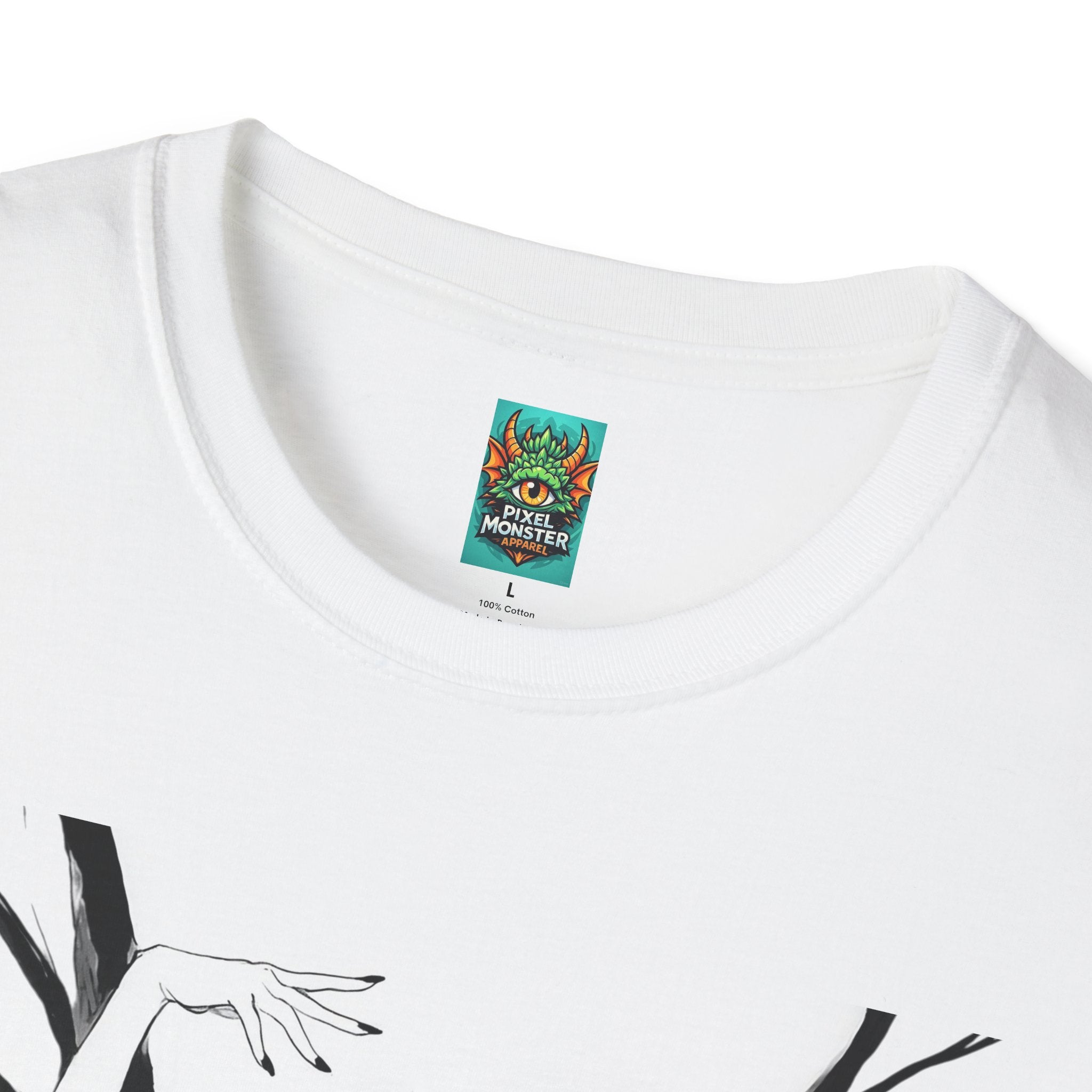 Sexy Gothic Fairy T-Shirt — White Fairy Graphic Tee