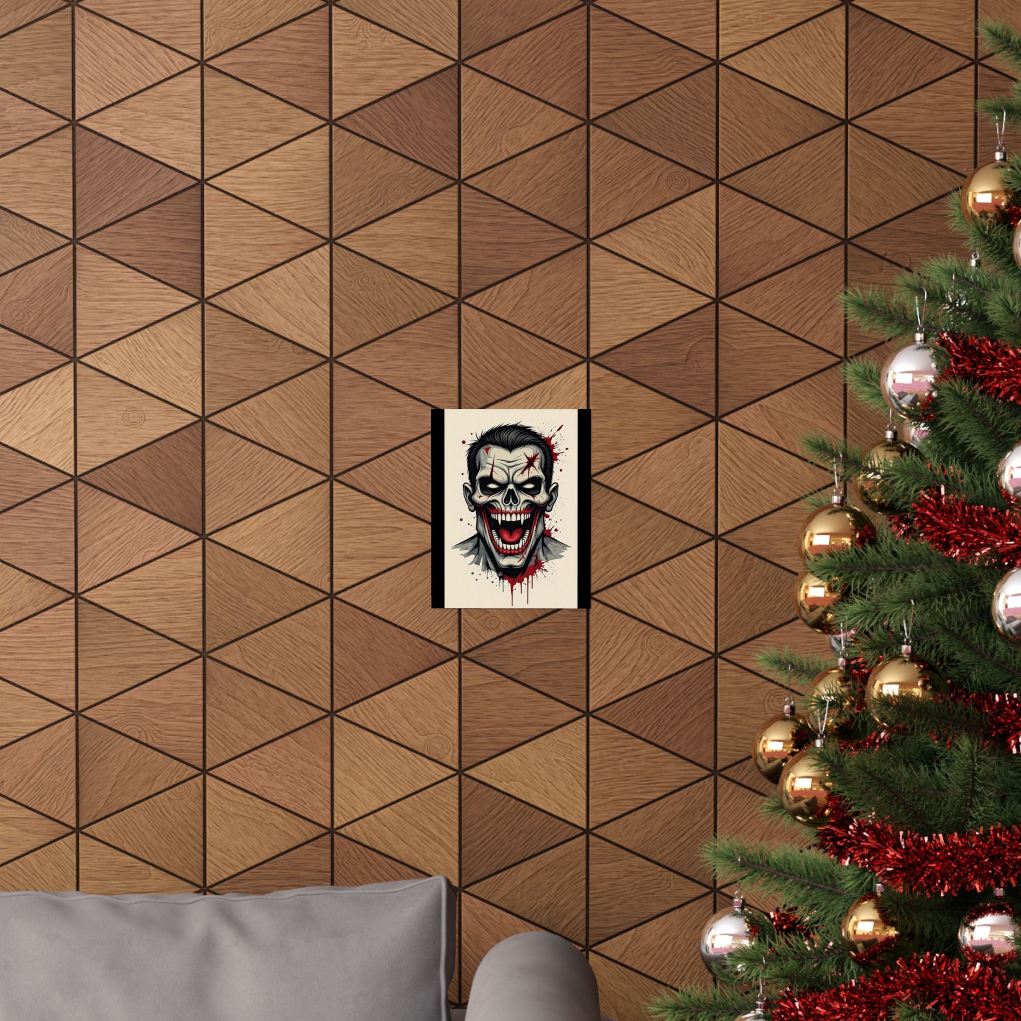 Gangland Vampire Matte Poster — Vertical Horror Art Print